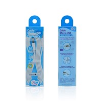 i2Go Cable Micro USB Android de 1.2 MT - Blanco